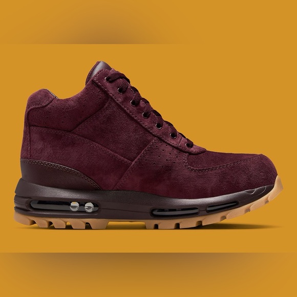 Nike Mens Air Max Goadome Boots Maroon - Picture 3 of 7